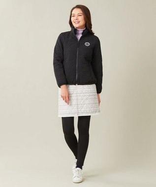 23区GOLF 【WOMEN】【防寒 】リバーシブル スカート ライトグレー系5