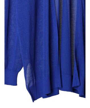 Green Parks 推しニット　ゆったりミドル丈カーディガン Blue