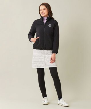 23区GOLF 【WOMEN】【防寒 】リバーシブル スカート ライトグレー系5