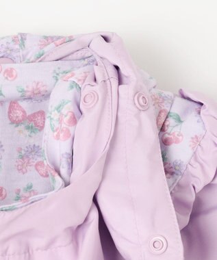 ANY KIDS 【チェリーベリーシリーズ】シャカシャカ リバーシ ブルゾン ラベンダー