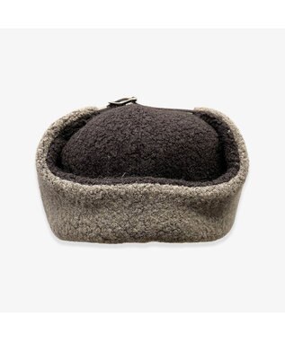 林八百吉商店 un chapeau オリジナルボアアビエイター ブラウン