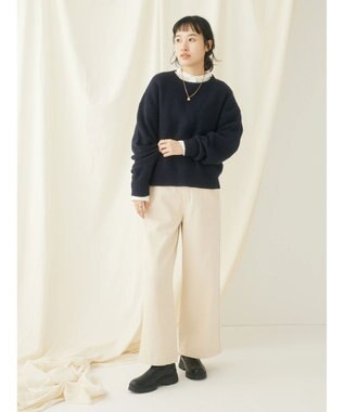 CRAFT STANDARD BOUTIQUE ブークレニットプルオーバー Navy