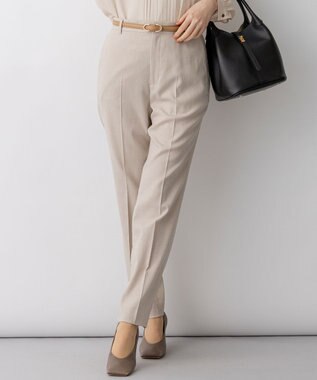  【先行予約】アイアスマットストレッチ テーパード パンツ