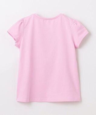 ANY KIDS フォトプリント ネコ Tシャツ ピンク
