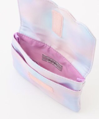 ANY KIDS リボン×ハート移動ポケット オーロラ