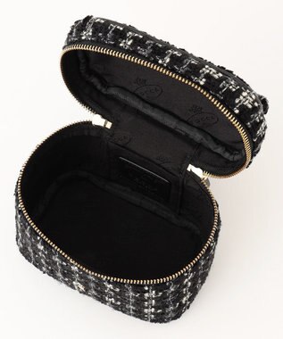 TOCCA 【ヨンアさんコラボ】PILA VANITY BAG ヴァニティ バッグ ブラックツイード系