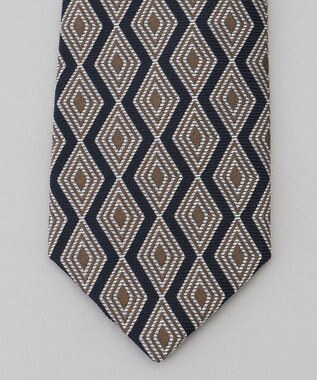 GOTAIRIKU GOTAIRIKU別注【日本製】シルク ネクタイ_ダイヤ柄 ネイビー系8