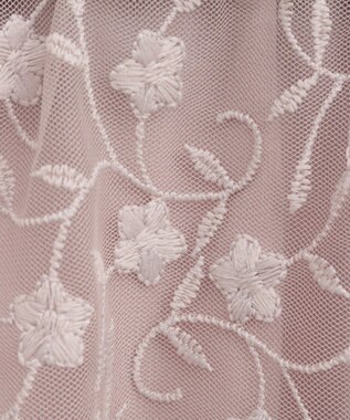 earth music&ecology シアーレースレイヤードスカート Pink Beige