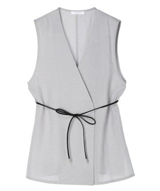 Green Parks 接触冷感　ベルト付きベスト Light Gray