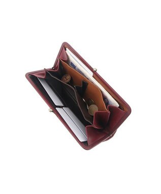 genten トスカ 口金長財布 ワイン