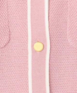 TOCCA 【鈴木ゆうかさん着用】HONEYCOMB MESH KNIT カーディガン ピンク系