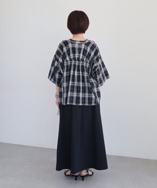 CRAFT STANDARD BOUTIQUE ドロストギャザースカート Black