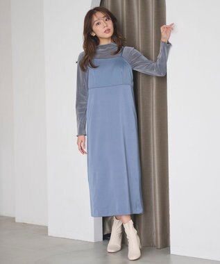 洗える】ベロア ハイネックトップス / Feroux | ファッション 洗える】ベロア ハイネックトップス / Feroux | ファッション