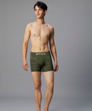 WACOAL MEN ボクサーパンツ 【EVERYDAY BOXER】 吸汗速乾 立体成型 前閉じ 下着 メンズ GT3491 /ブロス バイ ワコールメン オリーブ