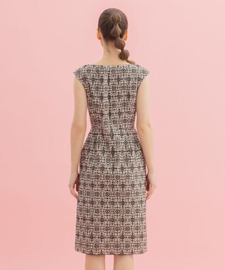 TOCCA PEONIA ドレス ベージュ×ブラック系