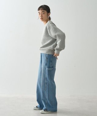 AMERICAN HOLIC フクレジャガードプルオーバー Gray Mixture