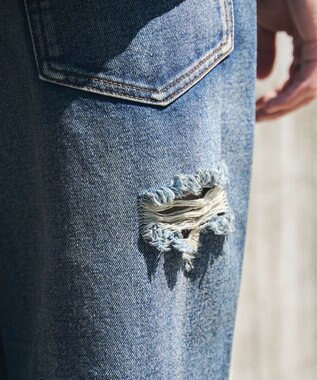 WEGO スーパーバギーデストロイデニム デニム中濃加工色