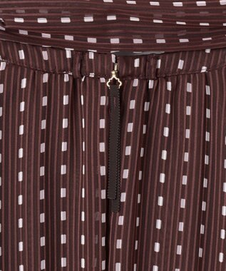 TOCCA 【ヨンア×大人百花×TOCCAコラボ・00サイズあり・洗える】ALLURING BEAUTY ドレス ブラウン×ピンク系