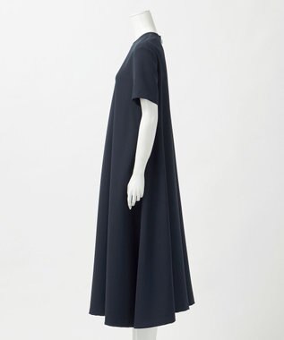 23区 S 【R(アール)】スキューバダブルクロス ワンピース ブラック系