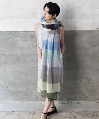 POLS 極細コットンストール Lサイズ ブルー