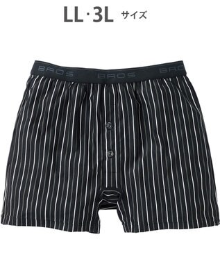 WACOAL MEN トランクス　しめつけすぎずダブつかない。　ストレッチ素材　スリムスタイル　前開き　GT4110　/ブロス ブラック