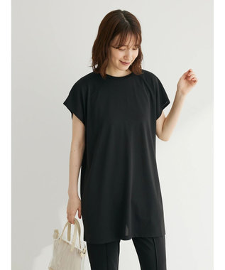 Green Parks ・ＳＵＧＡＲ　ＳＰＯＯＮラッシュガードフレンチチュニック Black