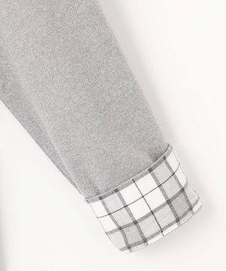 JOSEPH ABBOUD 【キングサイズ・微起毛/ジャパンファブリック】ウィンターダディー ポロシャツ ライトグレー系