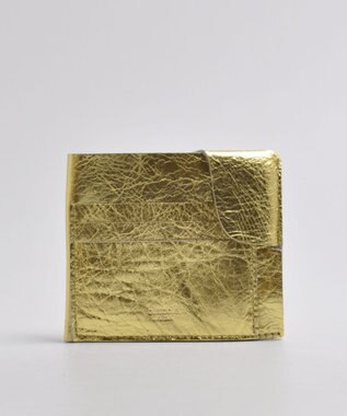 blancle メタリックレザー スマートウォレット GOLD