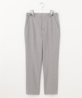 J.PRESS LADIES 【洗える】2way thermoサキソニー テーパード パンツ ライトグレー系