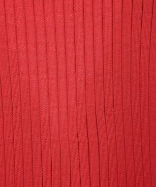 Green Parks ペプラムニットカーディガン Red