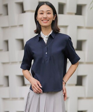 J.PRESS LADIES ドライコットン ポロ カットソー