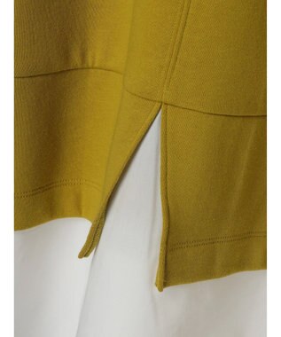 Green Parks 裏起毛ドッキングチュニック Yellow