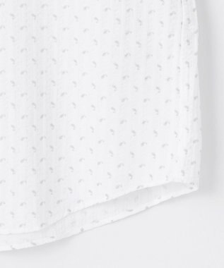 JOSEPH ABBOUD 【UVカット】オーガニックコットンプリッセ 七分袖シャツ ライトグレー系5