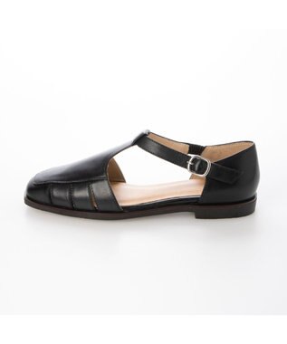 ing <ing>【WEB限定】Tストラップデザインシューズ ブラック