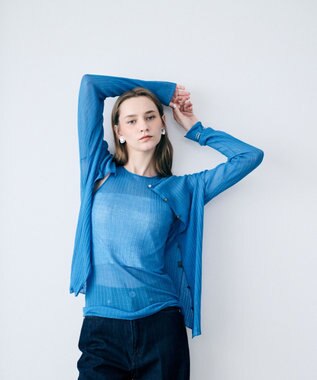 uncrave ランダムリブシアーニット カーディガン