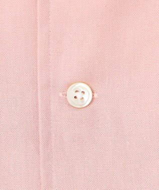 J.PRESS MEN 【J.PRESS ORIGINALS】Rayon Linen Oxford Open Half Sleeve Shirt / Baggy-Fit ピンク系