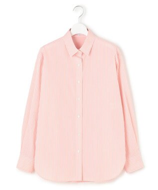 23区 S 【滝沢眞規子さん着用/VERY掲載】CANCLINI ベーシック シャツ ピンクストライプ