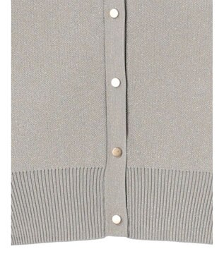 Green Parks ・ＥＬＥＮＣＡＲＥ　ＤＵＥ　２ｗａｙ　ラメカーディガン Gray