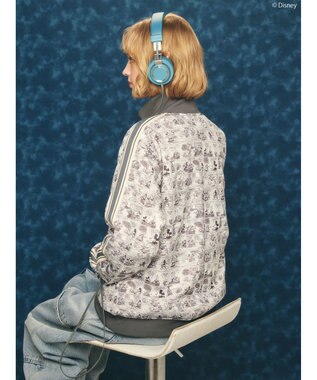 AMERICAN HOLIC Disney/総柄トラックジャケット Charcoal Gray