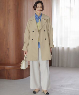 組曲 L リラクシング トレンチコート ベージュ系