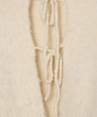 WEGO 2WAYブークレリボンカーデ ホワイトアイボリー