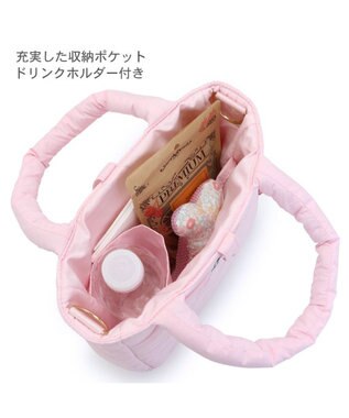 PET PARADISE ディズニー ミニーマウス 撥水 お散歩バッグ ピンク（淡）