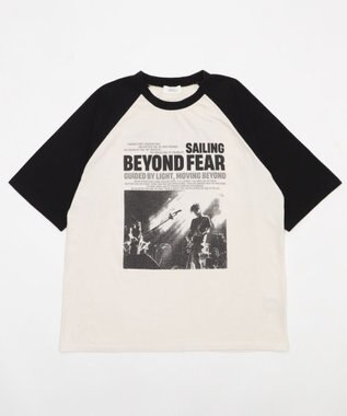 WEGO 【ユニセックス着用ITEM/MLサイズ展開】ヴィンテージライクラグラングラフィックT（SS） ブラックその他