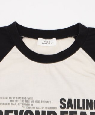 WEGO 【ユニセックス着用ITEM/MLサイズ展開】ヴィンテージライクラグラングラフィックT（SS） ブラックその他
