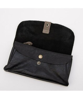 UNBILLION アトランタ ATLANTA / 牛革かぶせ長財布 ブラック