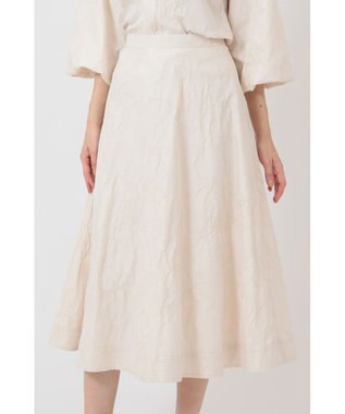 DAKS 【TV着用｜梅津弥英子アナ】フラワーモチーフジャガードスカート