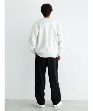 CRAFT STANDARD BOUTIQUE ケーブル柄カットプルオーバー2 Oatmeal