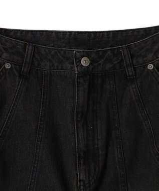 WEGO スウィッチングデニムカーゴパンツ デニムブラックソノタ