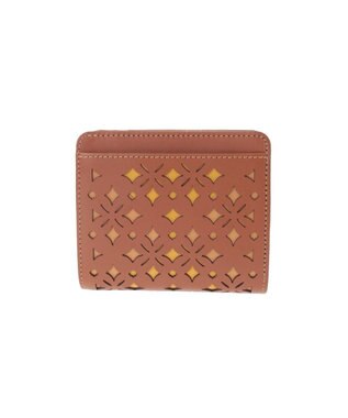 genten クアドリフォリオ 2つ折り財布 ブラウン