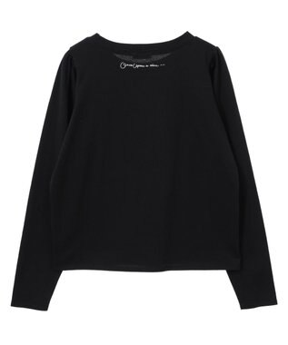 earth music&ecology シンデレラ／パフスリーブロンＴＥＥ Black